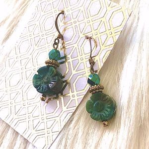 Stone Daisy Dangly Earrings!!!!!!